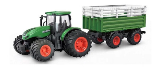Amewi RC Tractor with Livestock Trailer 1:24 RTR Green Amewi RC Tractor with Livestock Trailer 1:24 RTR Green