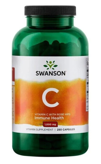 Swanson - Vitamin C + Rosehips 90 Caps