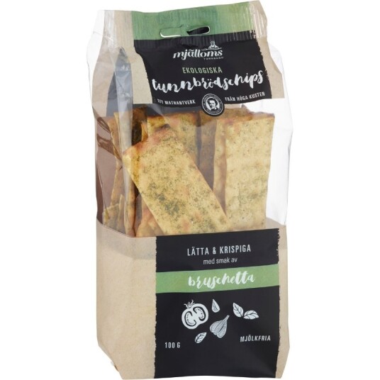 Øko Tynbrødschips Bruschetta 100g Øko Tynbrødschips Bruschetta 100g