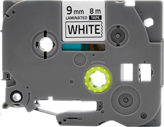Qoltec Tape For Brother Tze 221   Svart På Hvitt   Rull 0,9 Cm X 8 M 1 KassettEr Laminert Teip   For Brother Pt D210 D600 H110  P Touch Pt 1005 D200 D450 E550 H105 H110 P300 P900