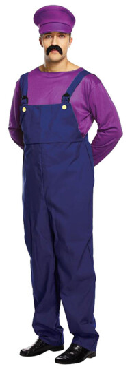 Henbrandt Waluigi Budsjett Karnevalskostyme  One size
