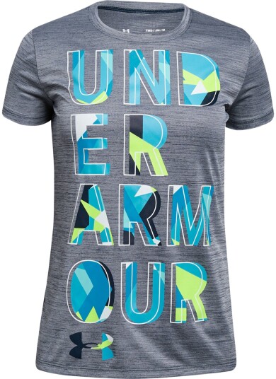Under Armour Hybrid 2.0 Big Logo T-skjorte Academy S