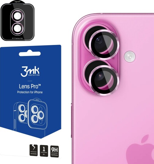 3Mk Lens Protection Pro Herdet Kameralinsebeskyttelse til iPhone 17 - Lilla
