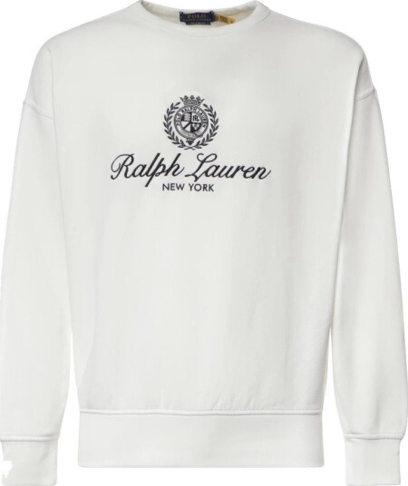 Polo Ralph Lauren The Rl Fleece Relaxed Fit Sweatshirt   TROPHY CREAM   XL