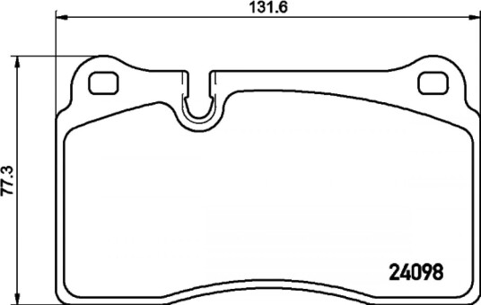 Bremseklosser HELLA 8DB 355 011-851
