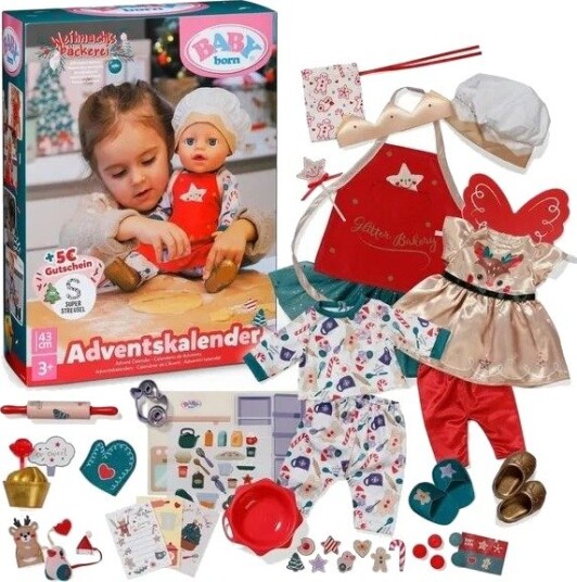 Baby Born Julekalender 2026 Med Tilbehør 43cm