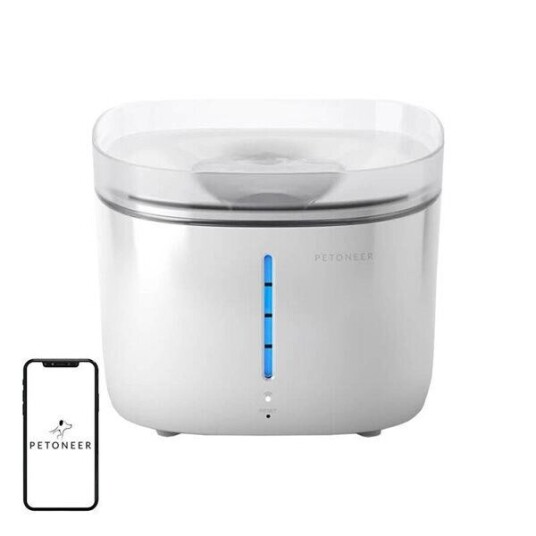 Petoneer Fresco Ultra Smart Vannfontene med 3-trinns Filtrering for Katt Petoneer Fresco Ultra Smart Vannfontene med 3-trinns Filtrering for Katt