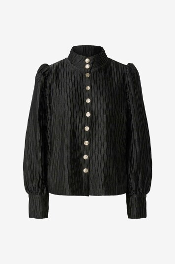 YAS   Bluse yasRipple LS   Svart