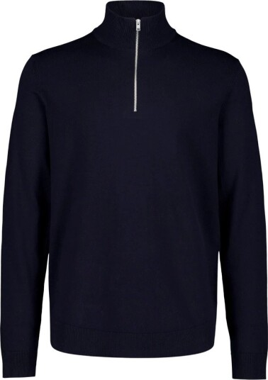 Lindbergh Soft Viscose Blend Half Zip Sweater Navy XXL Lindbergh Soft Viscose Blend Half Zip Sweater Navy XXL