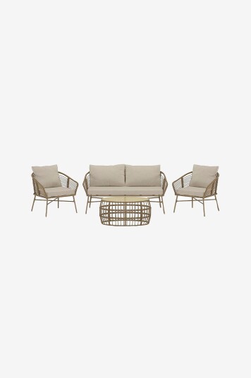 Venture Home Lipari Sofasett Beige Venture Home Lipari Sofasett Beige