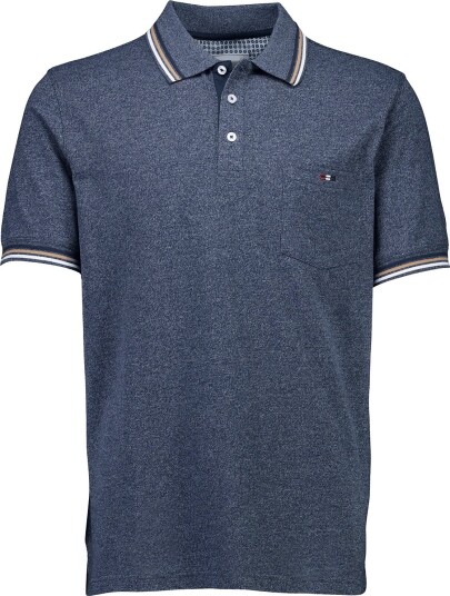 Bison Polo Piqué S/S BLUE 625 M Bison Polo Piqué S/S BLUE 625 M