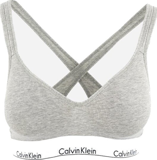 Calvin Klein Bralette Lift - Grey Heather Calvin Klein Bralette Lift - Grey Heather