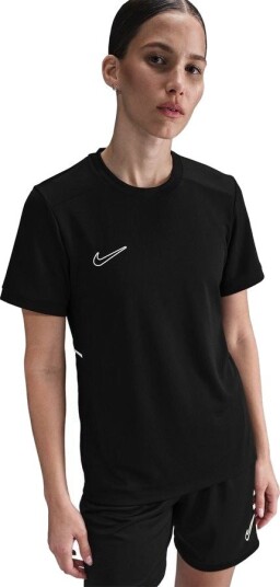 Nike Trenings T skjorte Dri fit Academy 25   Svart/hvit Kvinner størrelse Medium