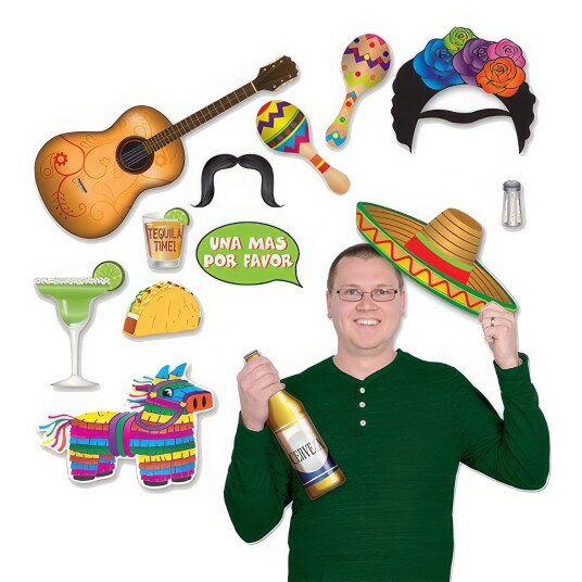 360 Degrees Ltd Foto Props Fiesta Dobbeltsidige