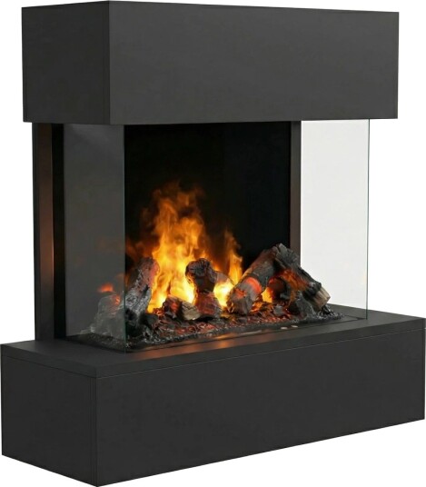Glow Fire Elektrisk Peis Hölderlin OMC 600 - Sort