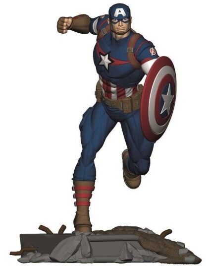 Bullyland Marvel Captain America Figur 11 cm - Ikonisk Superhelt