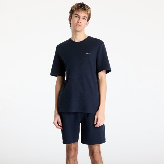 BOSS Waffle T-Shirt - Navy - L BOSS Waffle T-Shirt - Navy - L