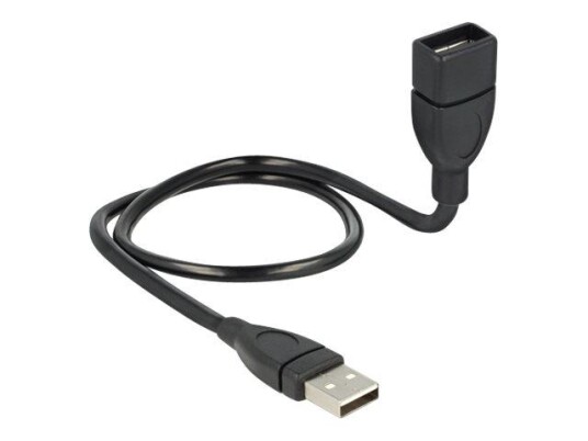 Delock ShapeCable - USB-forlengelseskabel - USB til USB - 50 cm