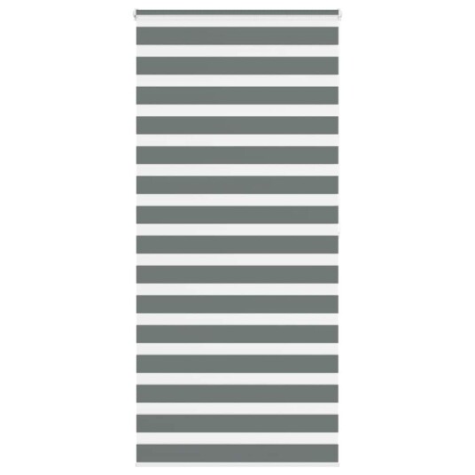 Sebragardin mørkegrå 105x200 cm stoff bredde 100,9 polyester