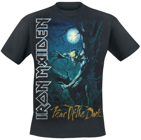 Iron Maiden T-skjorte Fear Of The Dark S til 5XL Herrer svart