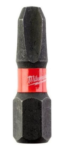 Milwaukee 25 mm PH3 SHOCKWAVE Impact Duty Skrubits - 2-pakning