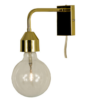 Aneta Lighting Flynn Vegglampe IP20 Messing 1646707-03-0 1551123-02-0