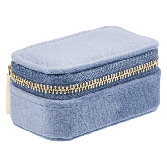 DARK Velvet Jewellery Box Micro Country Blue