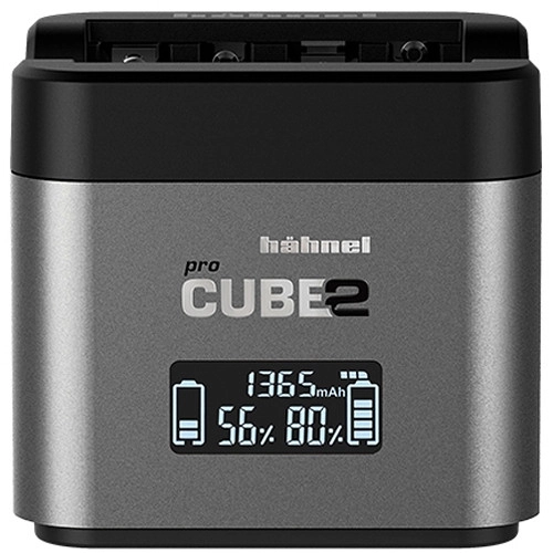 Hähnel Procube 2 Twin Charger Nikon Dobbellader for Nikon EN-EL15 m.fl.