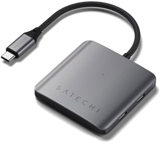 Satechi - Hub - Med Power Delivery - 4 X Usb-C 3.2 Gen 2 - Stasjonær