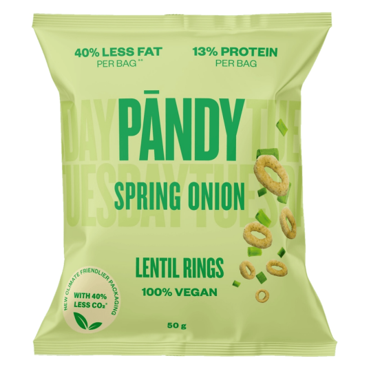 Pandy Lentil Rings Spring Onion 14x50g