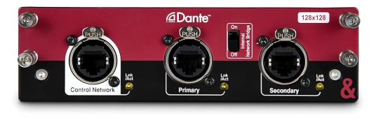 Allen & Heath A&h; Dante Card For Dlive Systems 128x128 Bi-Directional Au