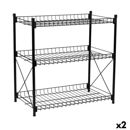 Hyller Confortime Metal 52 x 34 x 55 cm 2 enheter