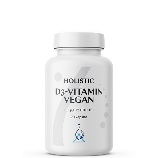 Vitamin D3 vegan 2000IE 50 μg 90 vegetabilske kapsler