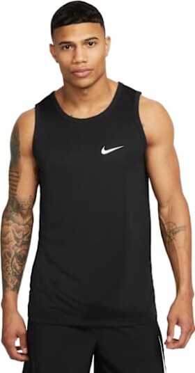 Nike Dri FIT Legend Training Tank Herre Black/White L