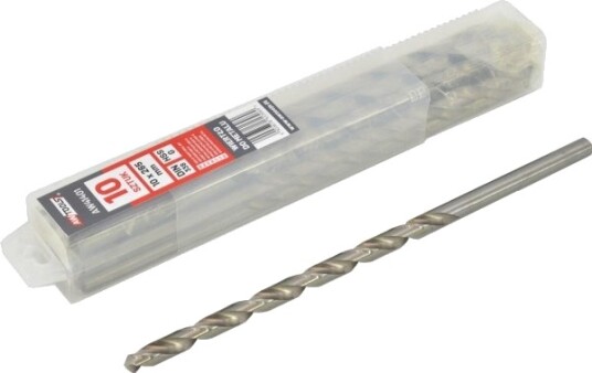 Awtools Bor Til Metall, Hvit, 4,0 Mm / 10 Stk X 220 Mm (Forlenget)