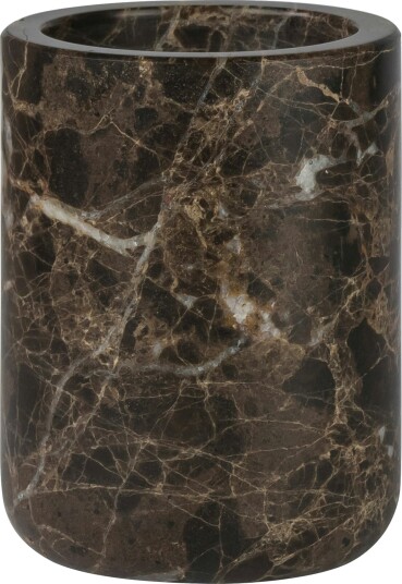 Marble Tannbørstekopp 7,5 x 10 cm Brun