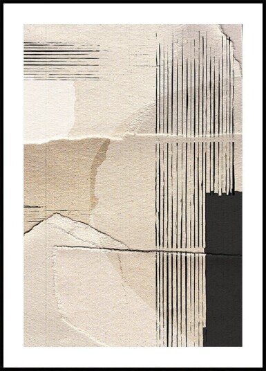 Paper Abstract Poster Plakat / 40x50cm
