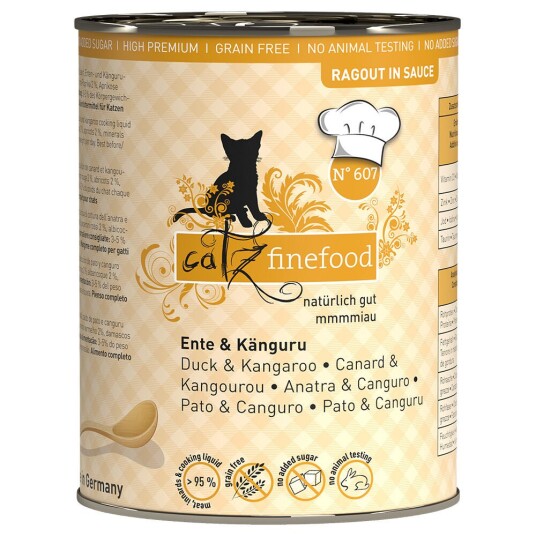 Catz Finefood Ragout 6 X 380 G No.607 And & Kenguru Catz Finefood Ragout 6 X 380 G No.607 And & Kenguru