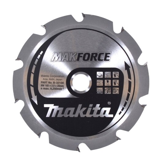 Makita B 32100 Sirkelsagblad 165x20x10T