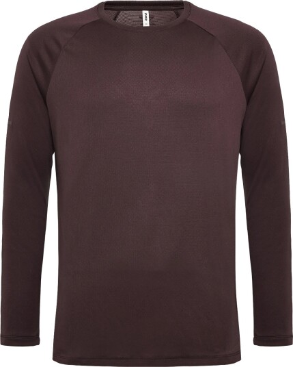 2XU Aero Mesh Long Sleeve   BARK/BLACK REFLECTIVE   XXL