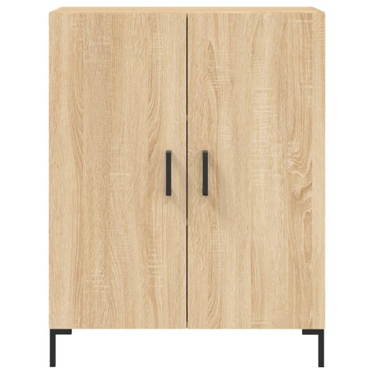 vidaXL Skjenk sonoma eik 69,5x34x90 cm konstruert tre