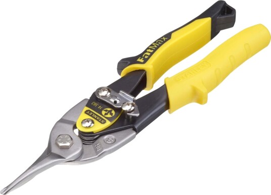 Stanley Fatmax Platesaks 250 mm med Rett Skjær i Gul Farge
