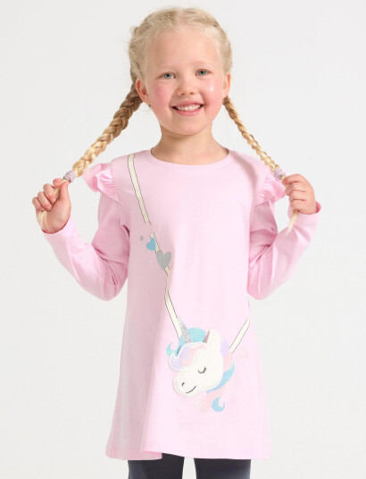 Lindex Top Long Unicorn Bag Detail Pink 92