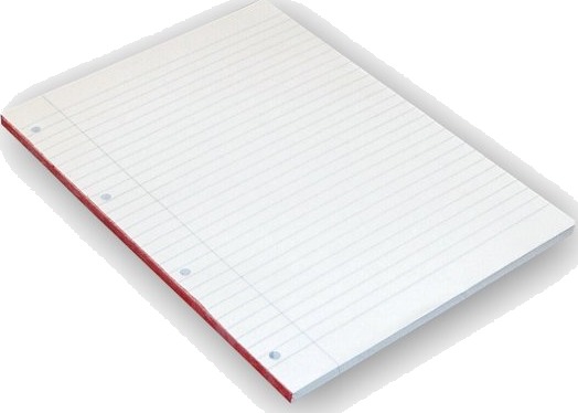 Standardblok Bantex Standard Pad A4 Hvid 210X297mm   5 Stk.