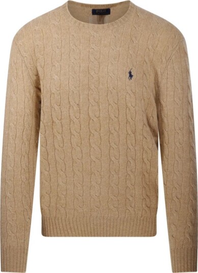 Ralph Lauren Polo Herre Strikkevarer Beige S
