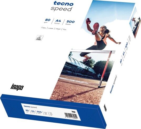 Inapa-tecno Tecno Speed Kopipapir A4 210x297 mm Hvit 500 Ark