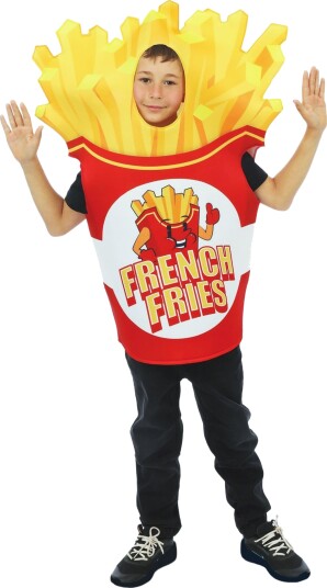 Ptit Clown French Fries Barn Kostyme One size 23912