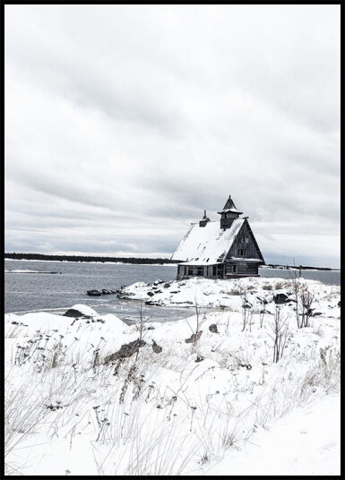 Cabin in the Wild Cold Plakat Plakat / 21x30cm