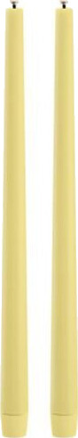 Uyuni Lighting LED kronelys taper candle slim 2 stk 2,3x32 cm lys gul