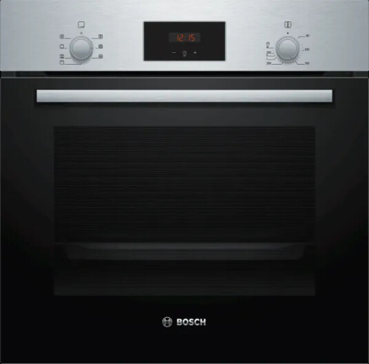 Bosch Serie 2 66L Integrert Stekeovn med Selvrens i Rustfritt Stål Bosch Serie 2 66L Integrert Stekeovn med Selvrens i Rustfritt Stål